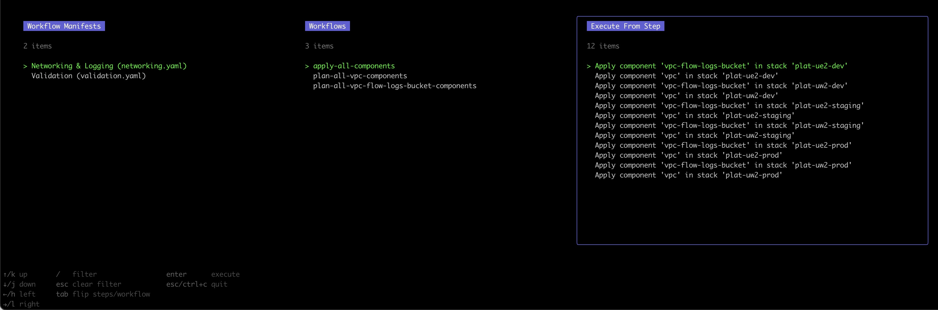 `atmos workflow` CLI command 3